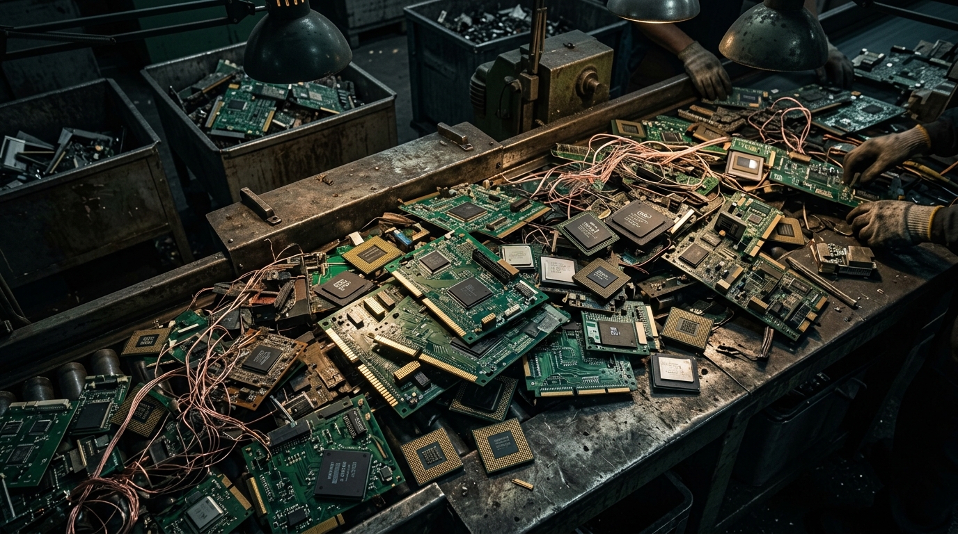 Mixed E-Waste Boards